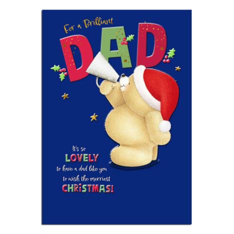 Brilliant Dad Forever Friends Christmas Card